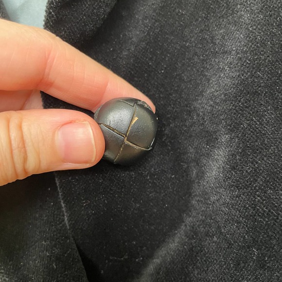 J. Crew Beautiful Velvet Vintage Style Blazer Single Breast Black 2P - Picture 8 of 10